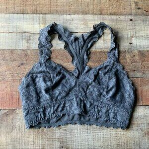 Felina women's size small gray lace cute bralette